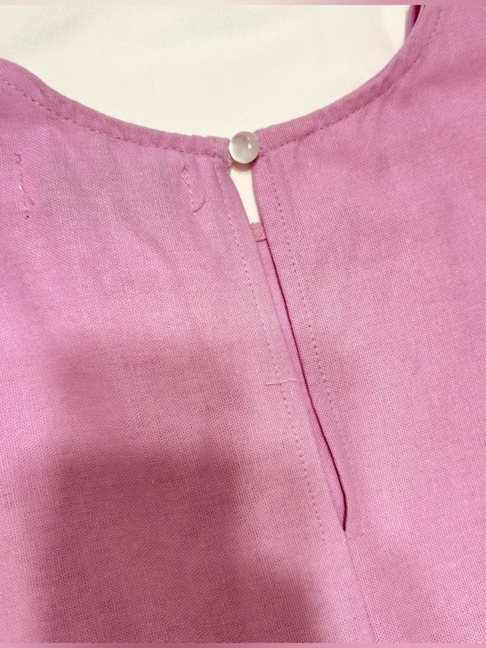 Petal & Pup Ruffle Sleeve Tiered Cotton/Linen Lilac Babydoll Mini Dress Size 2 - Picture 5 of 10